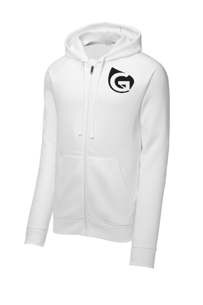 Mr. Green's Clean Drive Fleece Hooded Full-Zip Chest logo Black - Image 2
