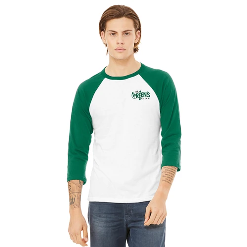 Mr. Green's Clean 3/4-Sleeve Baseball Tee